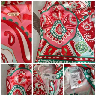 Camicetta Camomilla senza maniche fantasia