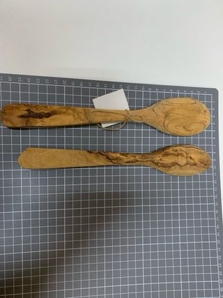 Cuchara artesanal de madera de olivo