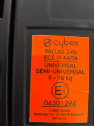 Silla coche Cybex Pallas 2-Fix