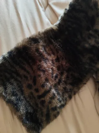 Sciarpa maculata ecopelliccia