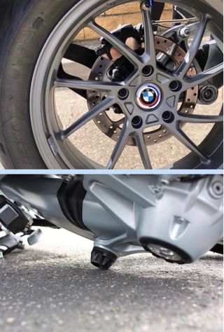 Tope cardán + tapa Aniversario buje motos BMW