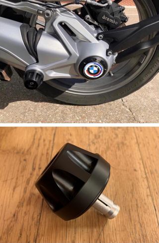 Tope cardán + tapa Aniversario buje motos BMW