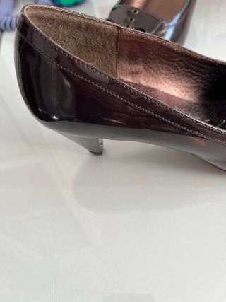 Zapatos de piel marrones talla 39