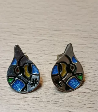 Pendientes Plata Esmaltados FINK