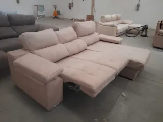 Sofá Chaiselongue Eléctrico Relax Beige