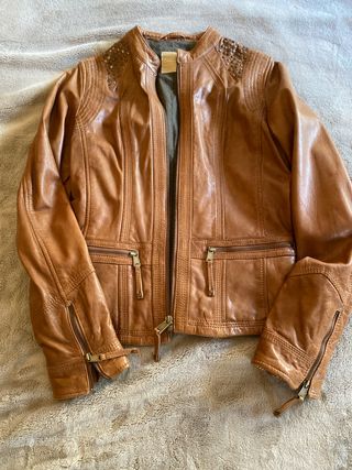 Cazadora Piel color camel Napapijri