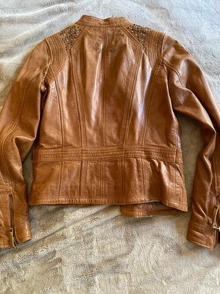 Cazadora Piel color camel Napapijri