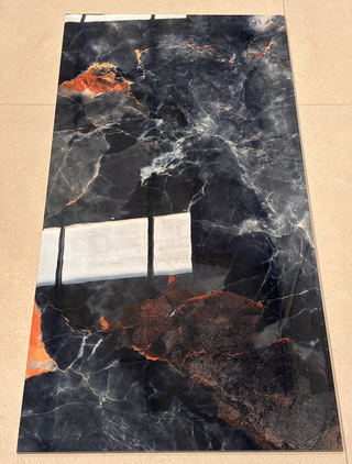 Porcelánico efecto mármol 60 x 120 cm