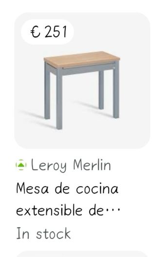 Mesa Cocina Extensible con Bancos
