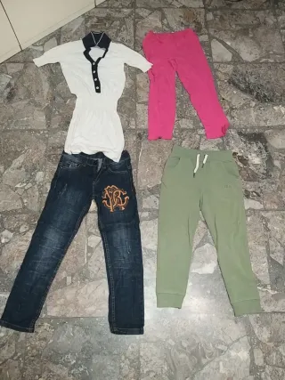 Lotto vestiti bambina 6 anni