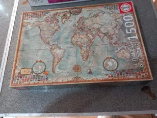 Puzzle Educa 1500 Piezas Mapa Mundo