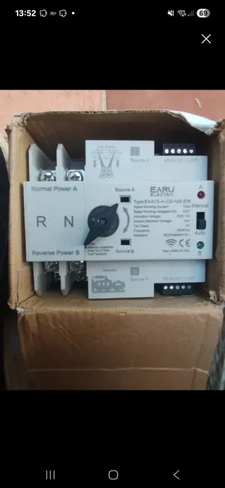 Disyuntor A-CG-125-EW Actuador