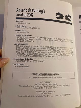 Psicología Jurídica