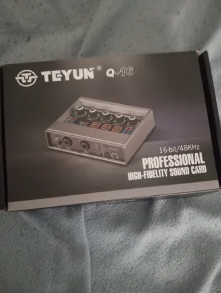 Interfaz de Audio Teyun Q-16 Profesional