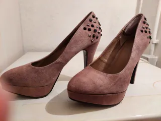 Sandalias cuña Graceland azul y beige