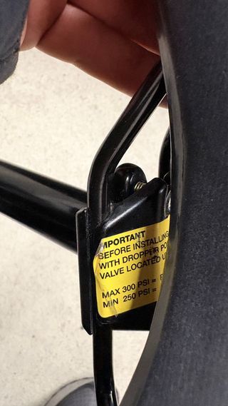 Tija telescópica 31.6mm 180mm recorrido