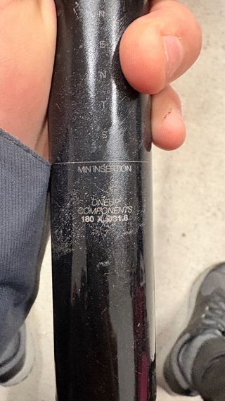 Tija telescópica 31.6mm 180mm recorrido