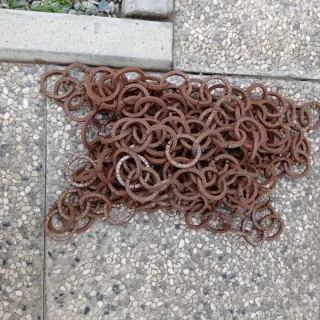 Catena metallo marrone circa 15 metri