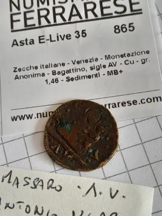 Bagattino Venezia Moneta Antica