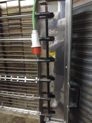 Maquina de pollos a l'ast 6 espadas nueva