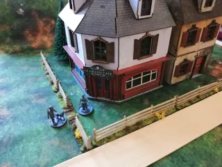 Vallas madera escala 28mm