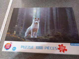 Puzzle 1000 piezas Lobo Bosque