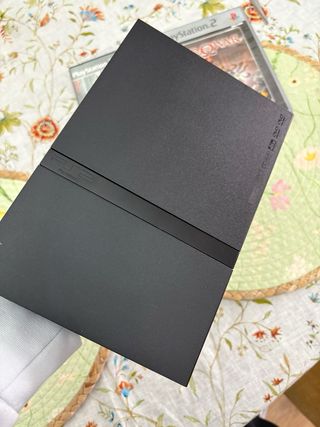 Consola PS2 Slim Negra + 2 Juegos + mando