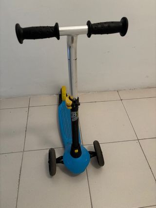 Patinete 3 ruedas azul