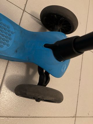 Patinete 3 ruedas azul