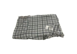 NATURA. Foulard de Cuadros Fleco Corto.