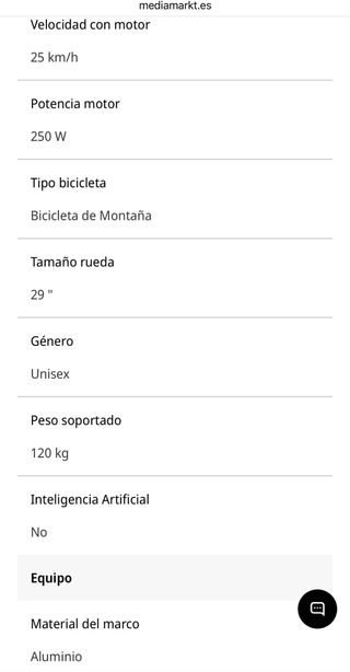 Bici Eléctrica EN CAJA SIN ABRIR