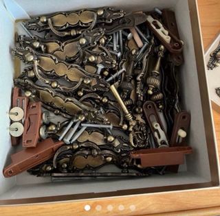 Tiradores Vintage Metal Bronce y Dorado a 2€unidad