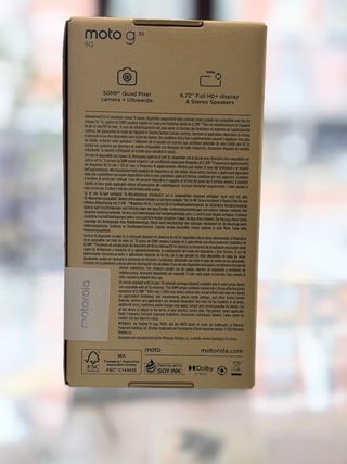 Motorola Moto G35 5G 4+256GB Nero Nuovo Sigillato