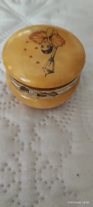 Joyero Alabastro Vintage arlequín