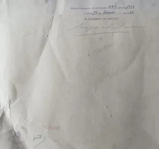 Concesión firma autógrafa F.Franco