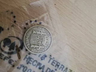 Moneda de 1 peseta Rey Const