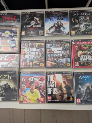 Pack Juegos PS3: Naruto, GTA, Star Wars y más