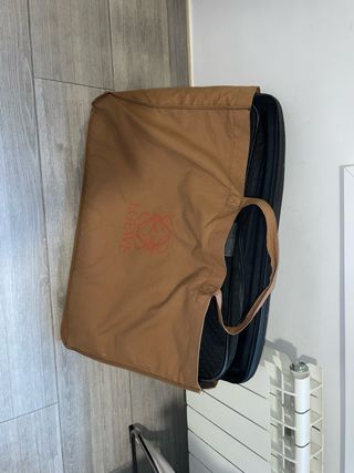 Maleta Loewe Vintage Auténtica Marrón