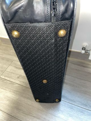 Maleta Loewe Vintage Auténtica Marrón