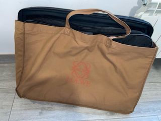 Maleta Loewe Vintage Auténtica Marrón