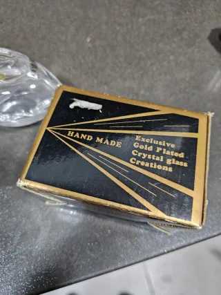 Joyero RCR Cristal Baño Oro y Plata