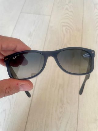 Ray-Ban New Wayfarer Polarizadas Azul Mate
