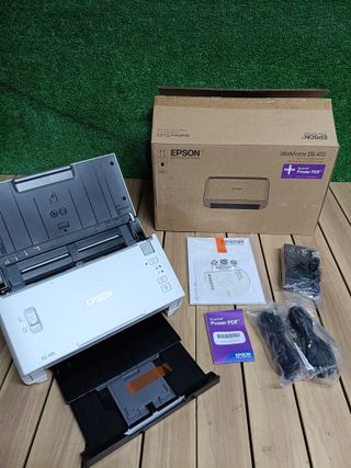 Scanner Business WorkForce DS-410 A4 compatto con alimentazione fogli, ADF 50 fogli e software Document Capture Pro di Epson