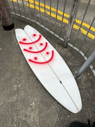 Tabla Surf Twin Fin 5'10