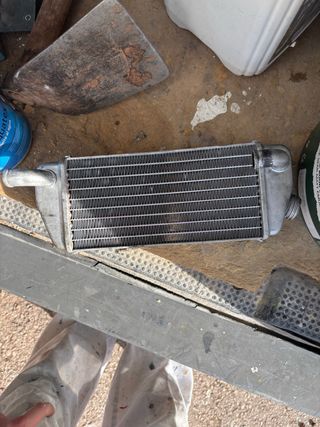 Radiador moto aluminio