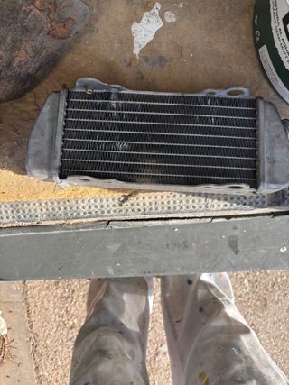 Radiador moto aluminio