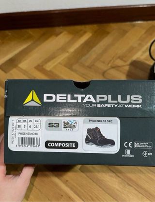 Botas de seguridad Deltaplus negras