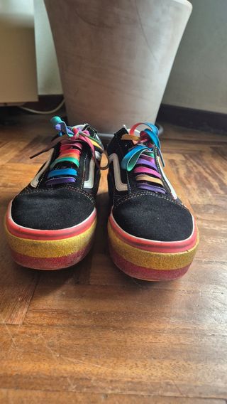Vans  Rainbow Glitter.