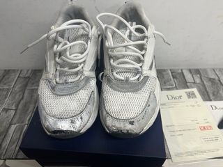 Zapatillas Dior B22 Blancas y Grises