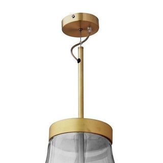 Lámpara de techo Hatann Smoky L, 50x80 cm